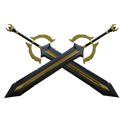 Golden Cyber Swords