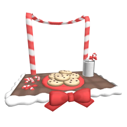 1.0 christmas cookies snack tray (red)