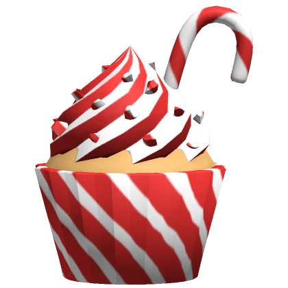 Candy Cane Cupcake