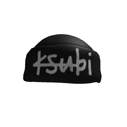 Black Ksubi Designer Beanie