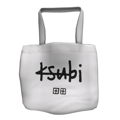 Ksubi Tote Bag in White [1.0]