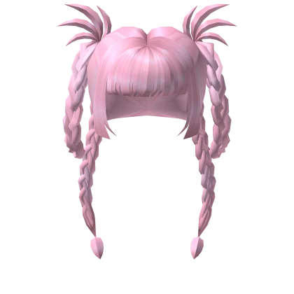 Y2K Rockstar Loop Braids in Pink