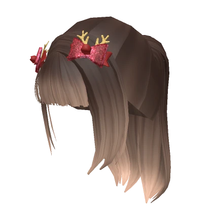 Angelic Ponytail w/ Bows in Brown