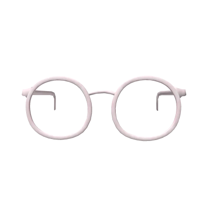 ♡ : light pink jelly glasses 