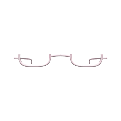 ♡ : (low) light pink jelly glasses 