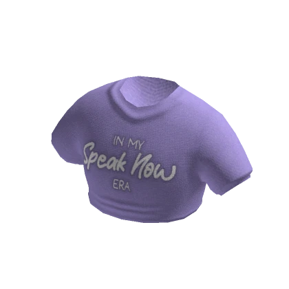 Purple Speak Now Fashion Cropped Top