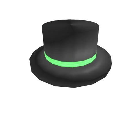 Green Banded Top Hat