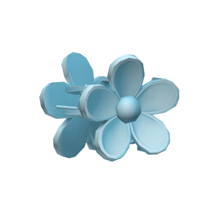 Blue Flower Hairclip