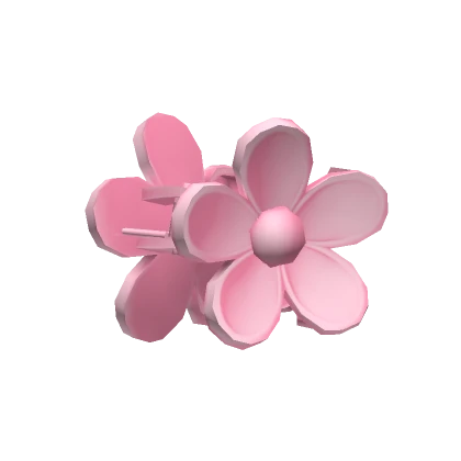 Pink Flower Hairclip