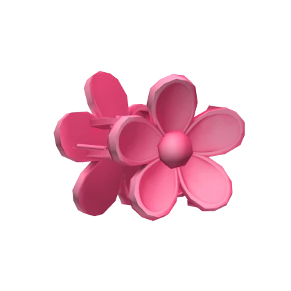 Hot Pink Flower Hairclip