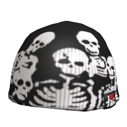 Y2K Skeleton Beanie 