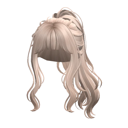 Wavy Ponytail(Platinum Blonde)