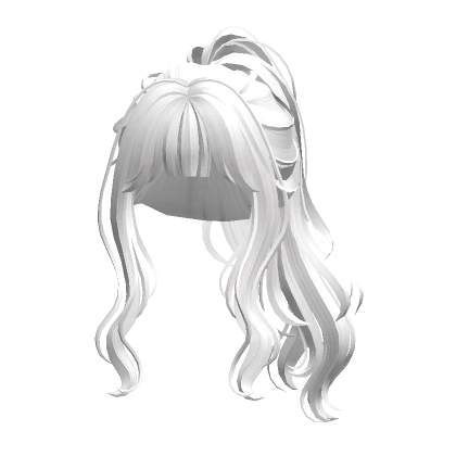 Wavy Ponytail(White)