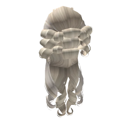 Aura Rococo Beehive Hairstyle in Blonde White