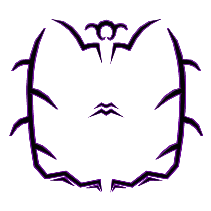 Purple Cursed Face Marking