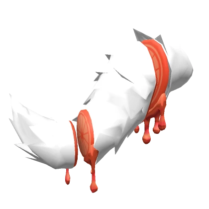 Orange Candy Tail (White)