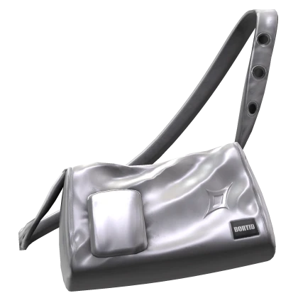 white niche y2k style duffel bag