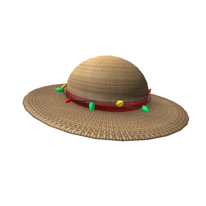 XMAS Straw Hat