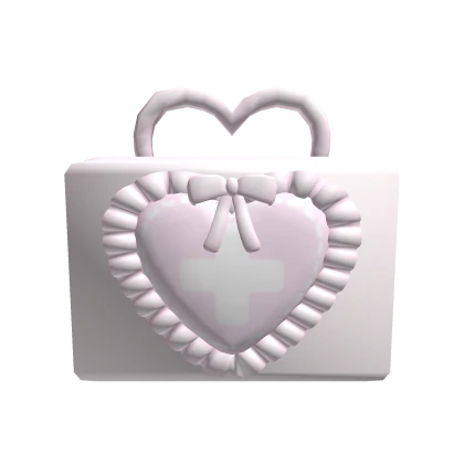 ♡ Nurse Ruffled Medkit With Bow 