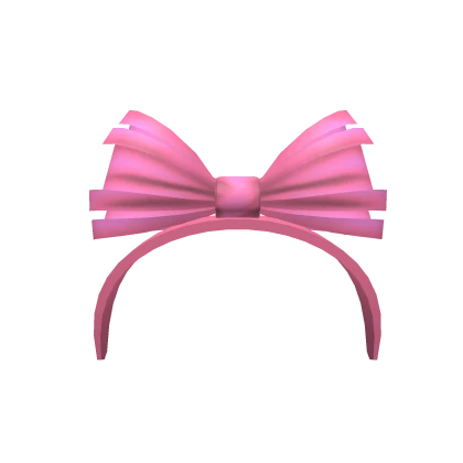 Pink Festive Bow Headband