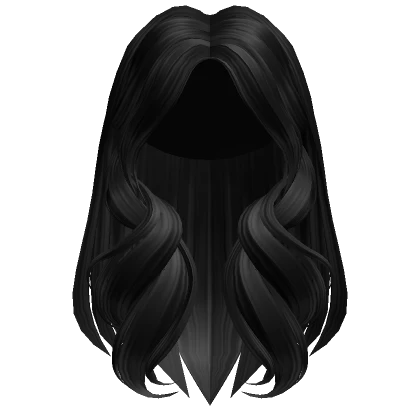 Long Wavy Hair (Black)