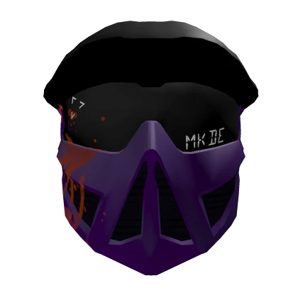 Purple Paintball Mask