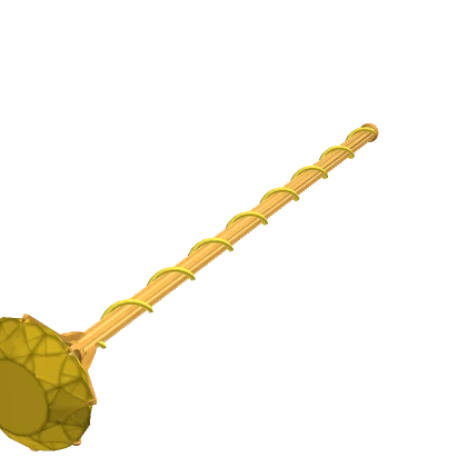 Holdable Golden Amber Wizard Staff