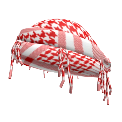 Red Arab Keffiyeh Traditional