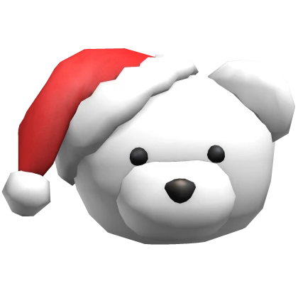 🎄🧸 Santa Bear Head Christmas