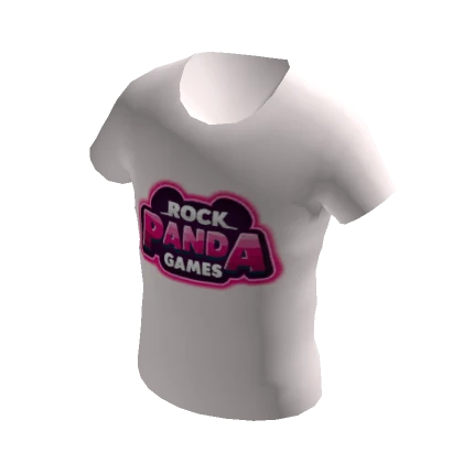 Tshirt RockPanda White Pink