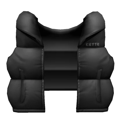 Cette Puffer Vest In Black [1.0]