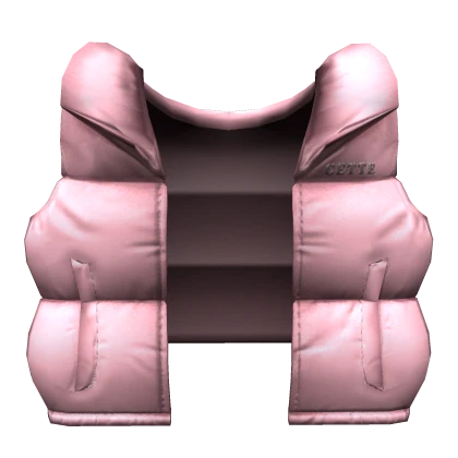 Cette Puffer Vest In Light Pink [1.0]