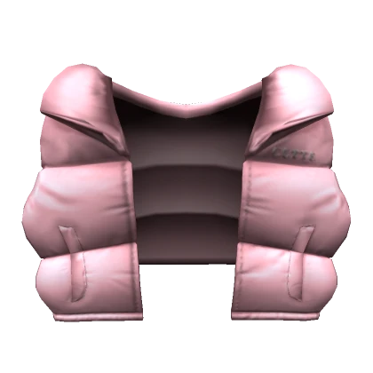 Cette Puffer Vest In Light Pink [3.0]