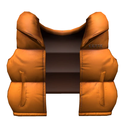 Cette Puffer Vest In Orange [1.0]