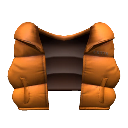 Cette Puffer Vest In Orange [3.0]