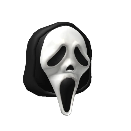 Screaming Ghost Mask hooded