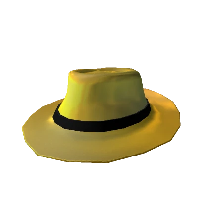 Luxury Gold Fedora