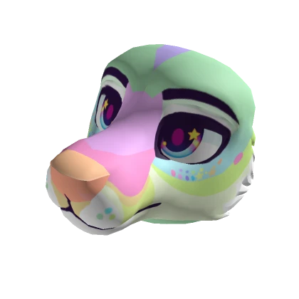 Pastel Sparkledog Head