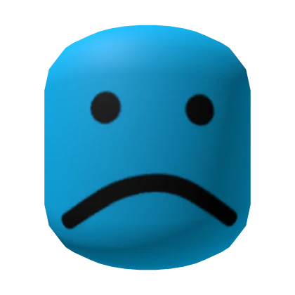 (CHEAP) Blue Big Head