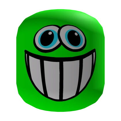 Green Gleeful Ball Face [Neon Green]