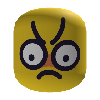 Angry Silly Noob Face [Yellow]