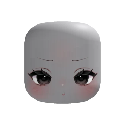 💗 Kawaii Chibi Mad Angry Black Eyes Anime