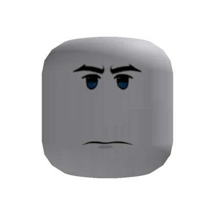 Serious Blue eyes Face