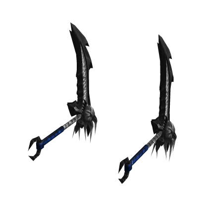 (1.0) Dual Leviathan Scythes - Alt. Silver
