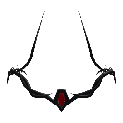 Dark Tiara with Red Crystal