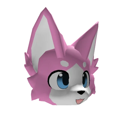 Pink Kemono Cat (Colored Eyes)