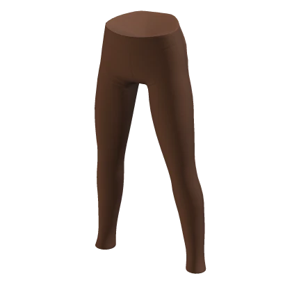 Slim Comfy Leggings Brown