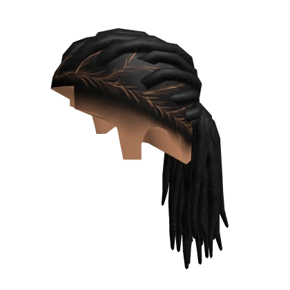 Long Dreads Tied [Black]
