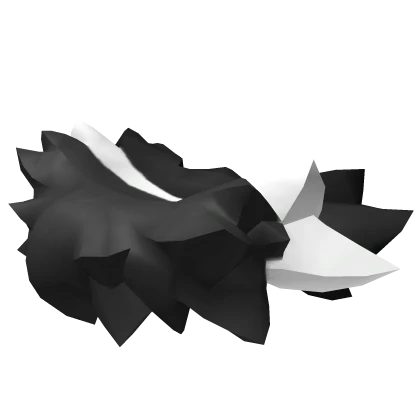 White UV Fox Neck Fluff
