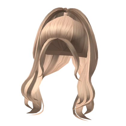 Kate Warm Blonde High Ponytail